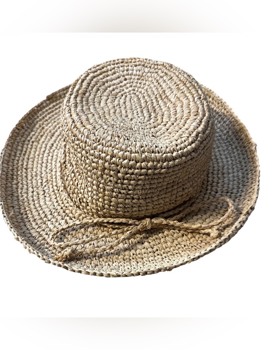 Scala Woven Straw Sun Hat with Bow